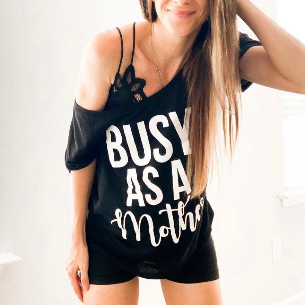 Busy as a mother top